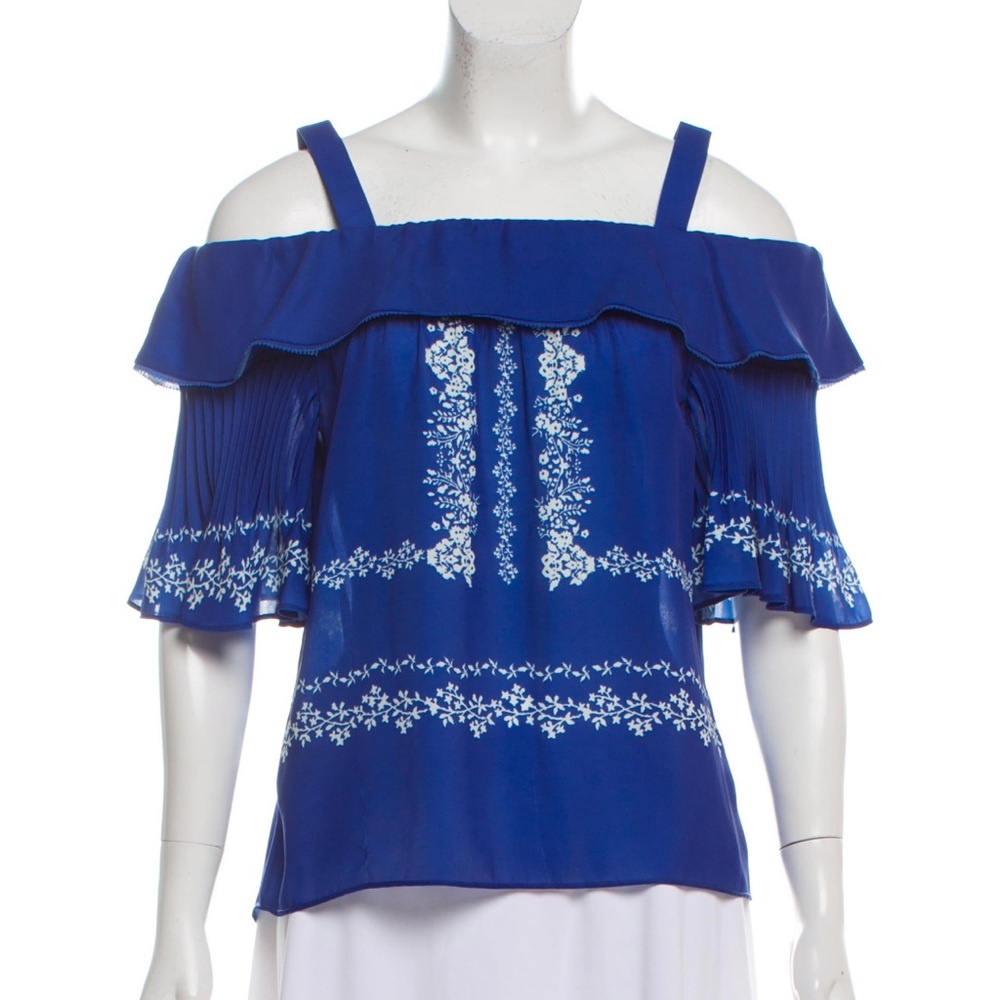 Self-Portrait off the shoulder top